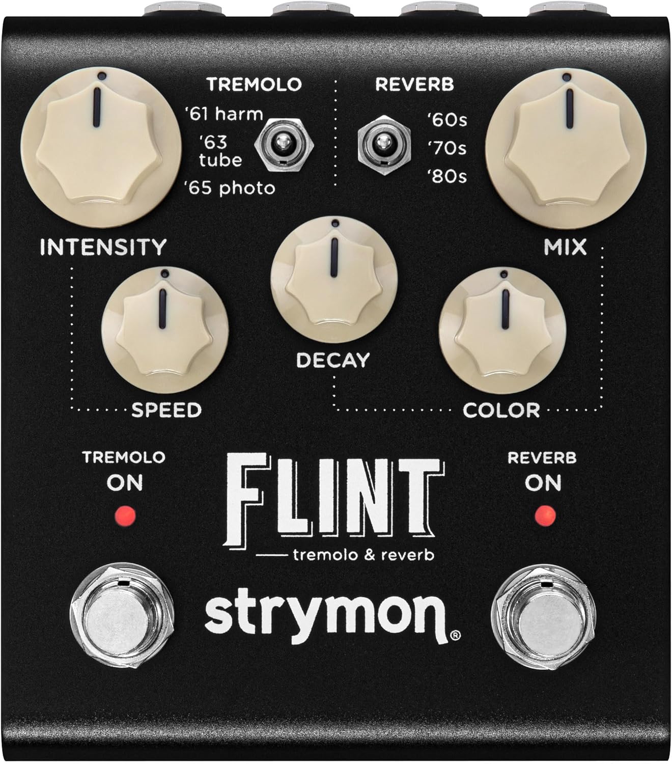 Strymon Flint V2 Tremolo and Reverb Guitar Effects Pedal for Electric and Acoustic Guitar, Synths, Vocals and Keyboards