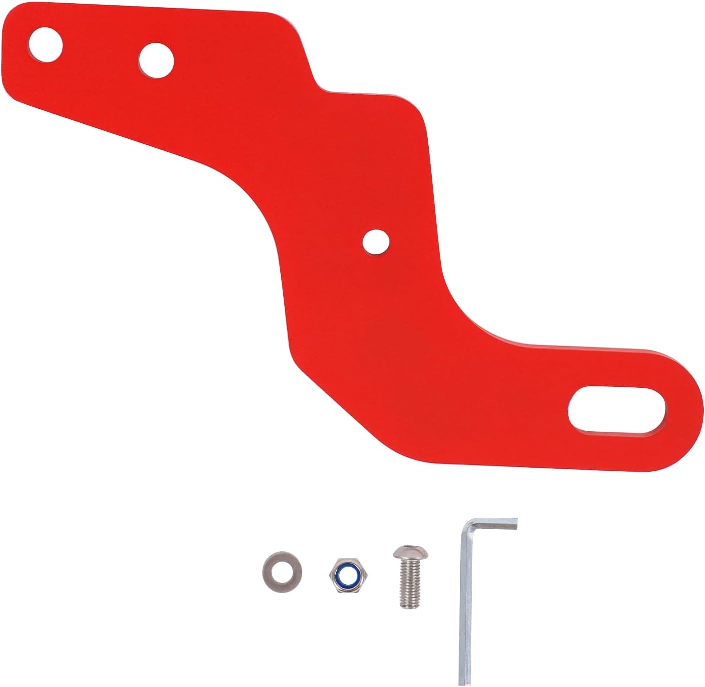 Aunginsy 1PCS Rear Tow Hitch Receiver Hook Compatible with Toyota Tundra 2026 2025 2024 2023 2022, Red Rear Bumper Trailer Ring Towing Tow Hook Recovery Point Screw Trailer Hitch Exterior Accessories