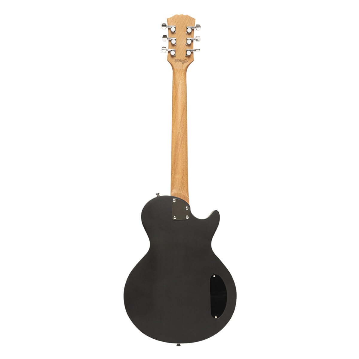 Stagg SEL-HB90 BLK LH Standard Series Left Handed Electric Guitar l Solid Mahogany Body l Flat Top l Black Finish
