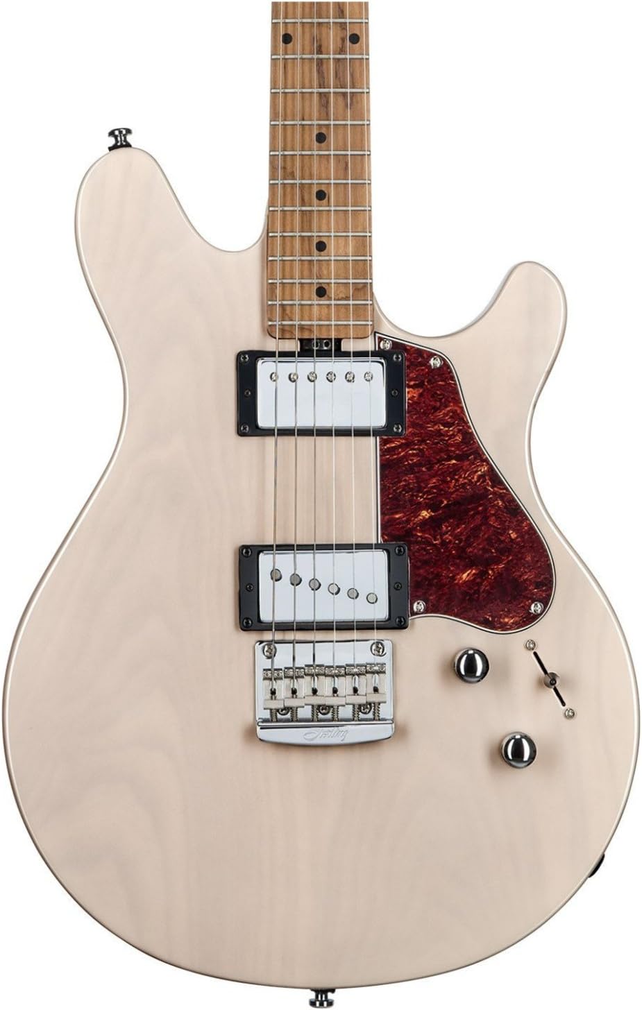 Sterling By MusicMan 6 String Sterling by Music Man James Valentine Signature Guitar, JV60, Trans, Transparent Buttermilk (JV60-TBM)