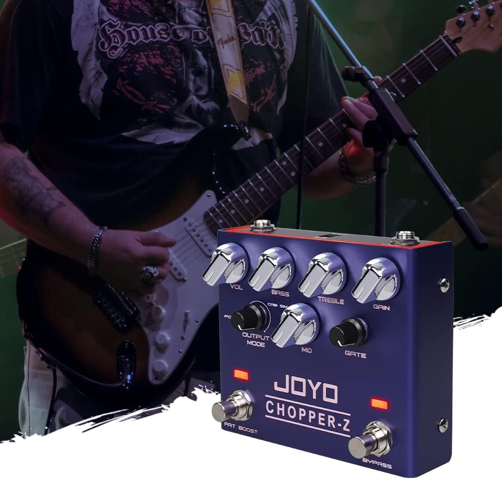 JOYO R-18 Amp Simulation Pedal and R-19 Compressor Effect Pedal Precise Compression