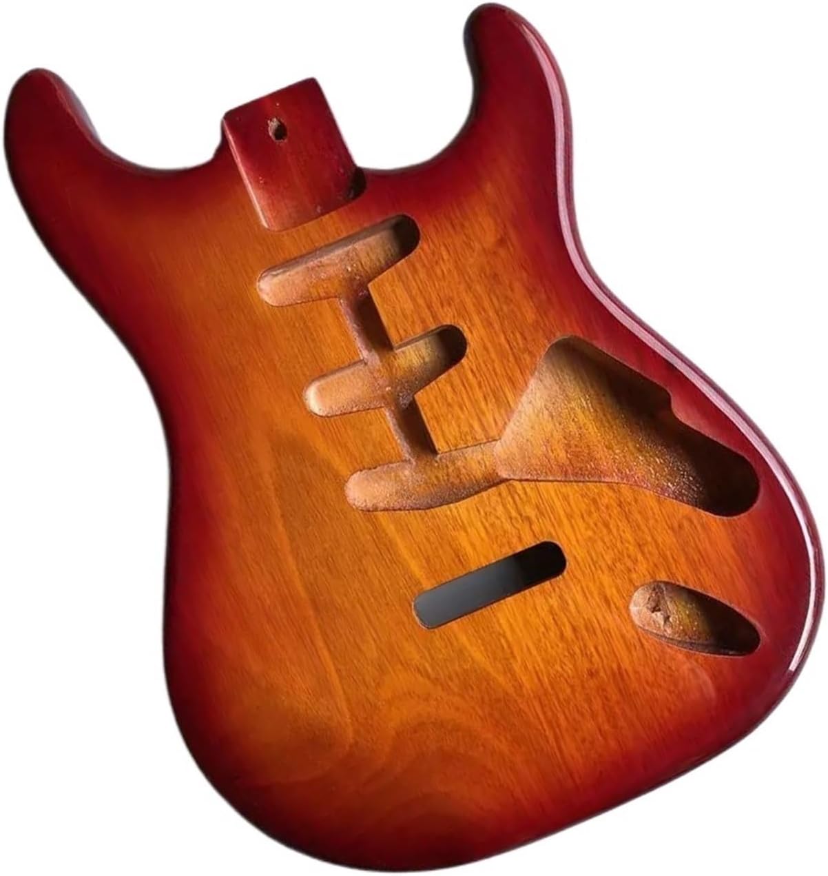 Guitar Body Guitar Replacement Parts Electric Guitar Body Replacement SSS Pickups Yellow Paint Bolt On Style Guitar Parts Finished