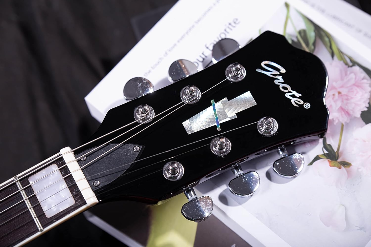 GROTE Guitar Solid Body Electric Guitar with Gigbag LPYS-006 (Red)