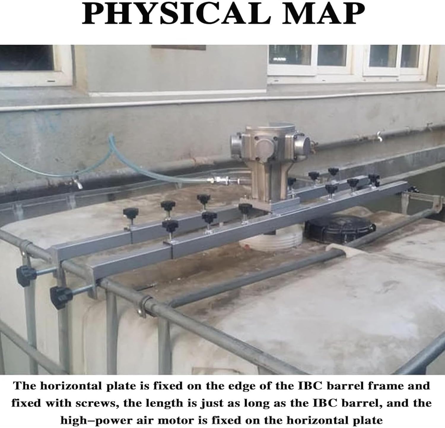 Pneumatic Agitator, Pail Mixer Paint Agitator, Pneumatic Bracket Mixer, Paint Stirring Machine Bracket Air Agitator Paint Mix Tool