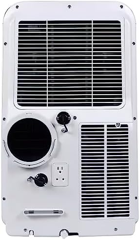 Seasons SM13R1 Portable 13500 Air Conditioner with Heater, White; Cool Rooms Measuring 550 to 700 sq.ft; Bucket-less Evaporation System; Soft Touch Electronic Control Panel; Auto Restart