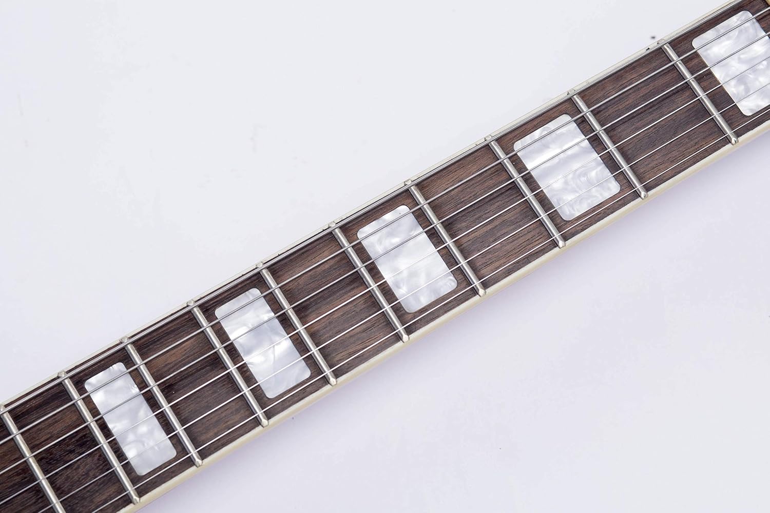 GROTE Jazz Electric Guitar Hollow Body Chrome Hardware P90 pickup (RED)