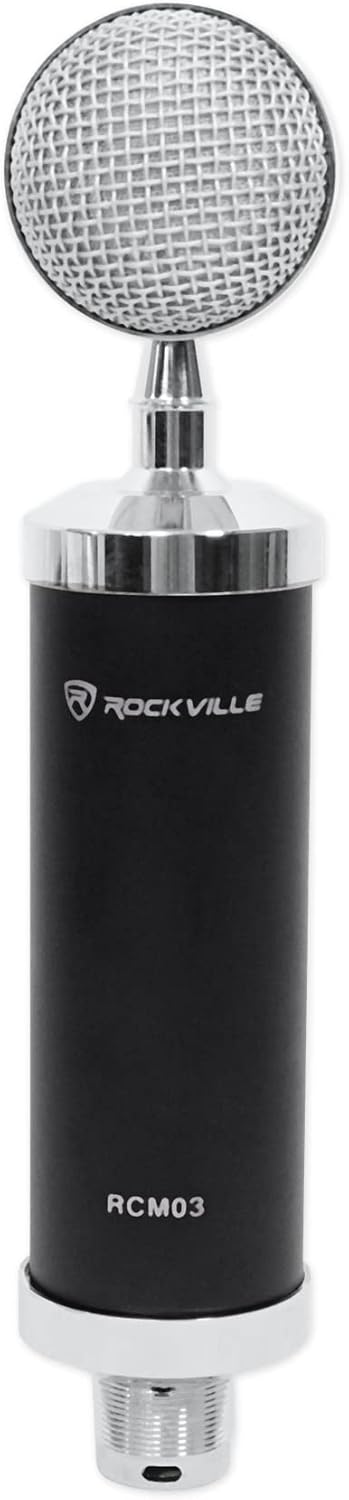 Audiosavings Bundle: Arturia Minifuse 1 Portable Solo Audio USB Recording Interface+Software Bundle with Rockville RCM03 Pro Studio Recording Microphone + Rockville PRO-M50 Studio Headphones (3 Items)