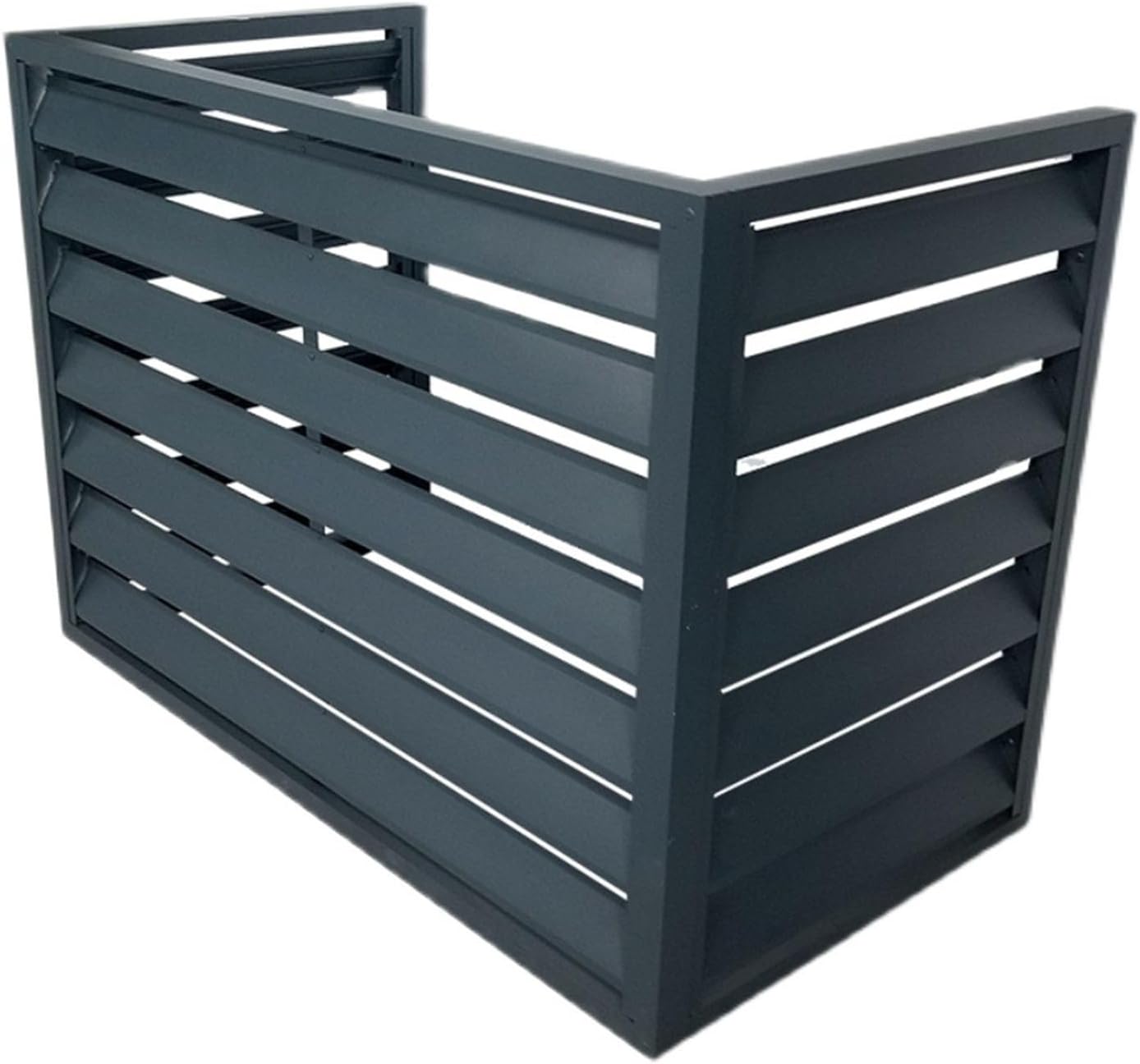 Cover Type air Conditioner Outdoor Unit,air Conditioner Fence,Anti-Theft Sturdy Aluminum AC Covers,Noise Reduction,Fence to Hide air Conditioner, Applicable to air Conditioner Outdoor Unit