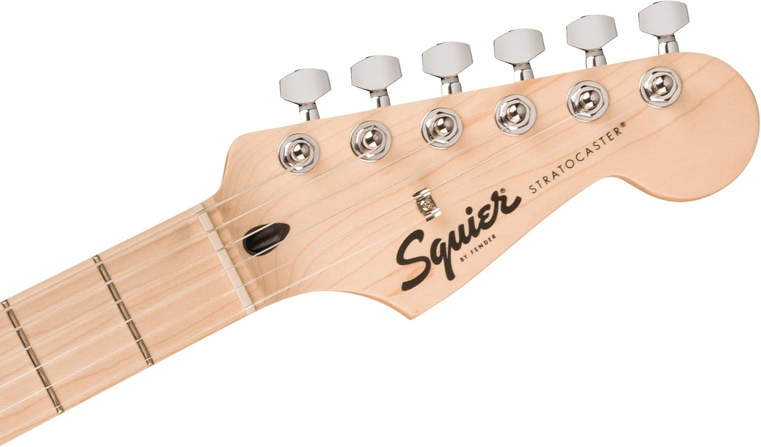 Fender Squier Sonic Stratocaster HT - Arctic White Bundle with Tuner, Strap, Picks, and Austin Bazaar Guitar DVD