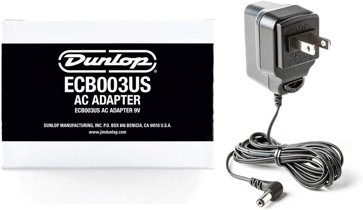 MXR Dunlop 535Q Cry Baby Multi-Wah Pedal Bundle with 2 MXR Patch Cables, ECB003 Power Supply, and 6 Assorted Dunlop Picks