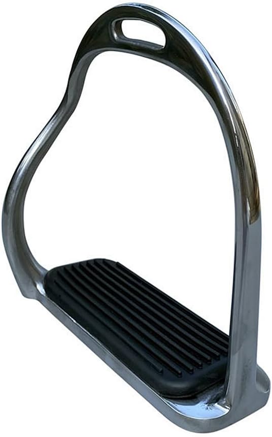 UNISTRENGH Western Stainless Steel Horse Riding Stirrups Equestrian Saddles Accessories Anti-Skid Horse Pedal Super Lightweight Equestrian Safety Equipment