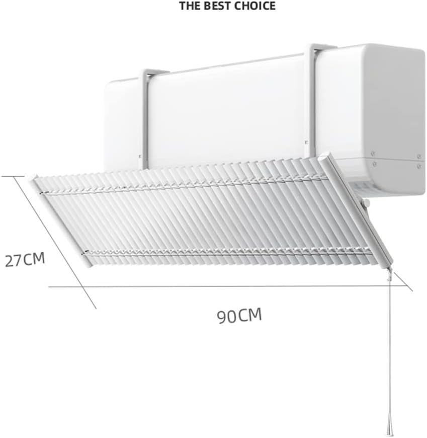 Wall Mounted Air Conditioner Cold Air Return Deflector Air Outlet Flap Wind Direction Windshield Three Modes Can Be Switched
