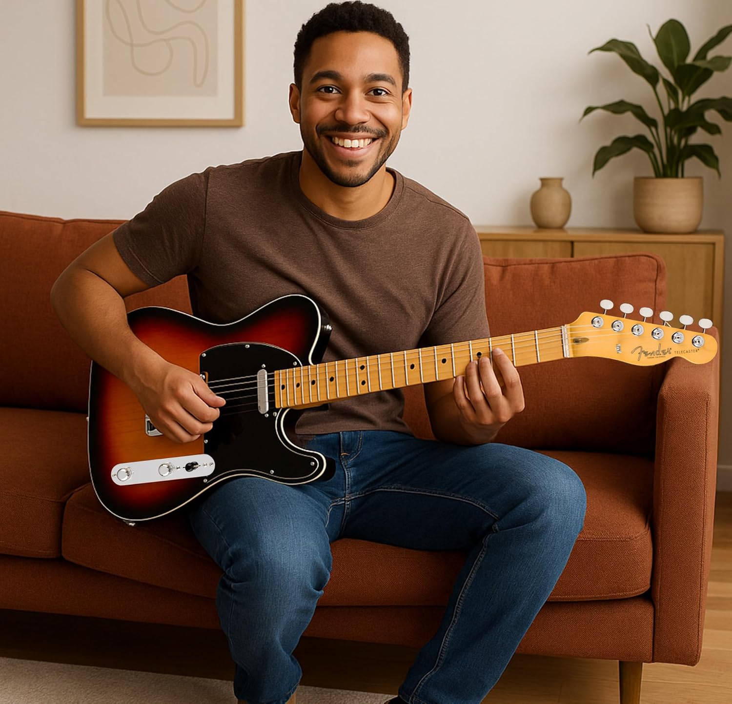 Fender American Professional Classic Hotshot Telecaster Electric Guitar - 3-color Sunburst