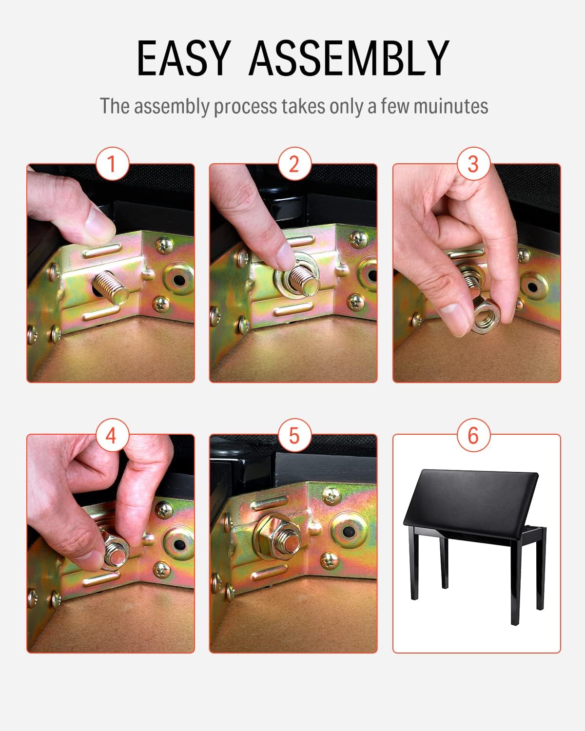 Donner DEP-20 Beginner Digital Piano 88 Key Full Size Weighted Keyboard+Donner Duet Piano Bench with Storage