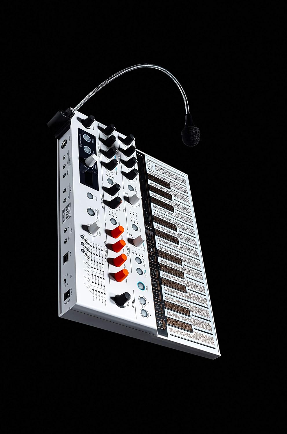 Arturia MicroFreak Vocoder Edition Hybrid Synthesizer 25-key Paraphonic Hybrid Hardware Synth and Vocoder with Poly-aftertouch Flat Keyboard and Gravity Phone Holder Bundle