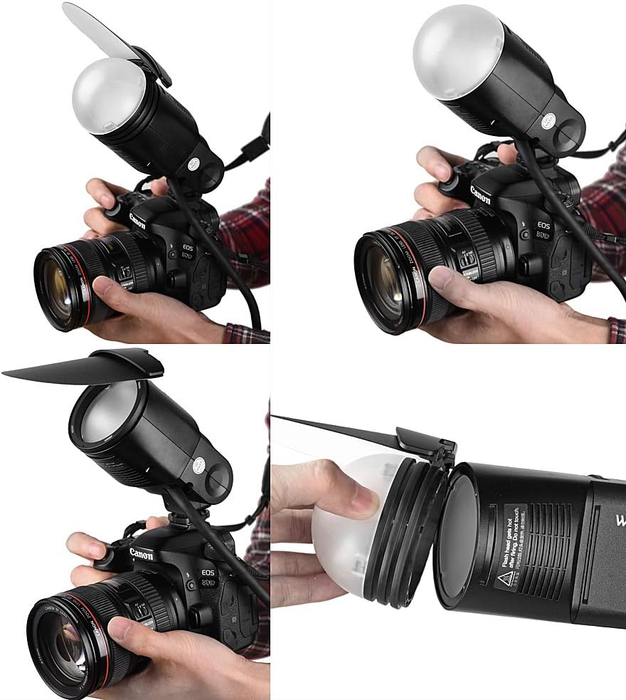 Godox AK-R1 Accessories Kit, Magnetic Port Compatible with Godox H200R Round Flash Head