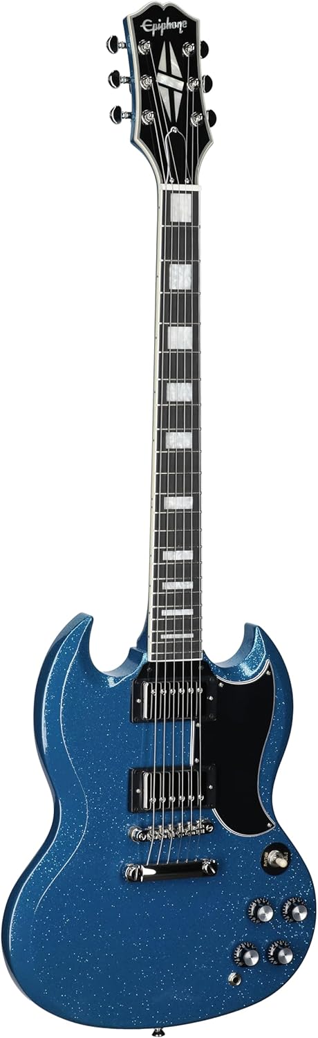 Epiphone EXCLUSIVE SG Custom, Brunswick Blue Sparkle