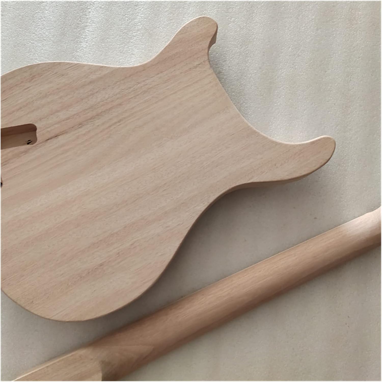 Unfinished Guitar Body 1 Set Unfinished Guitar Neck and Body for PRS Style Electric Guitar Kit Guitar DIY Accessory