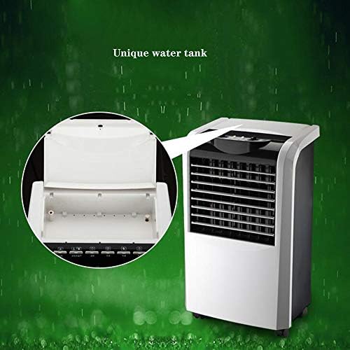 Cooling Fan Evaporative Cooler, Portable Bladeless Air Cooler, Electric Fan & Humidifier with Remote Control, 3 Modes 3 Speeds Air Conditioner for Indoor Home Office Dorms Oscillation Function