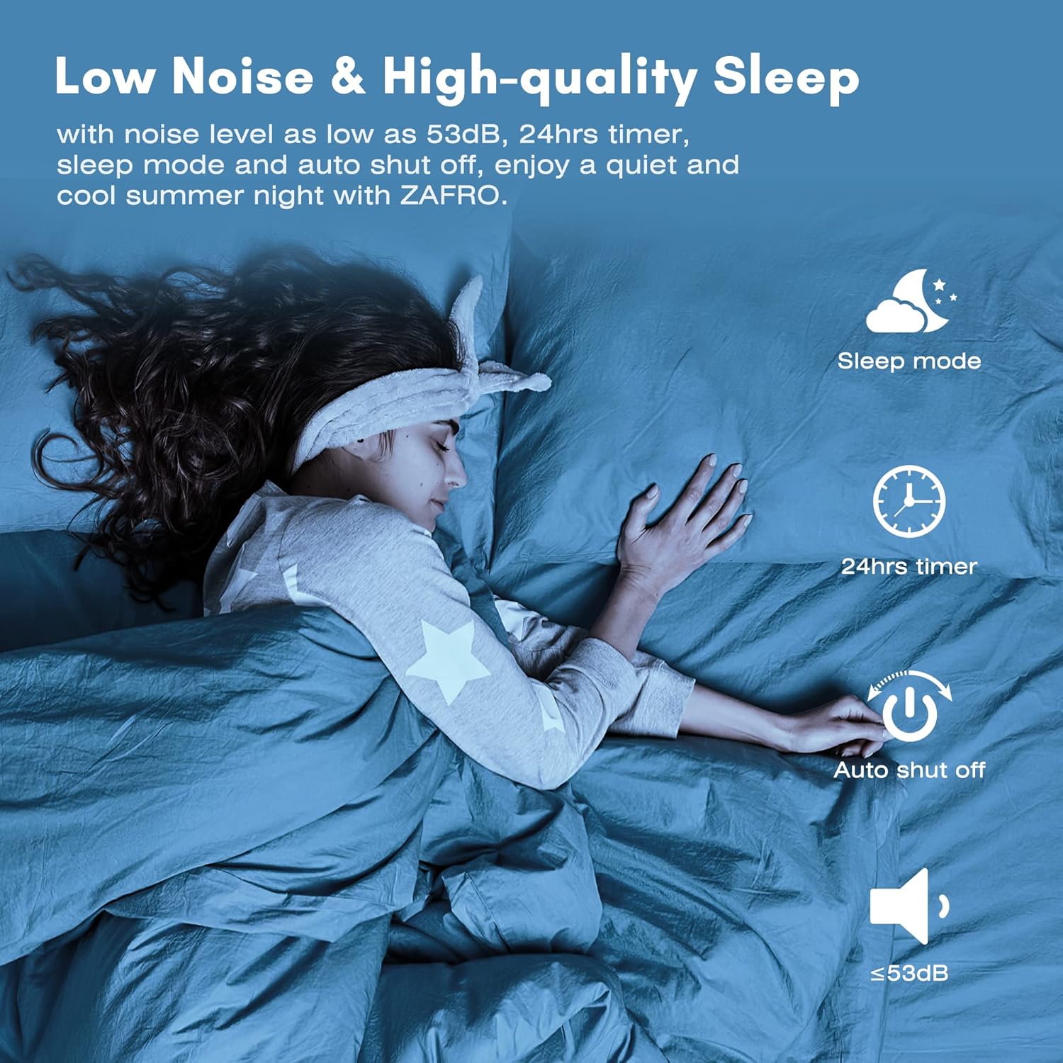 ZAFRO Portable Air Conditioner,12000 BTU Air Conditioner for Room Up to 550 Sq. Ft,3-in-1 Portable AC Unit,Cool & Dehumidifier & Fan Modes, Portable AC with Remote Control,White