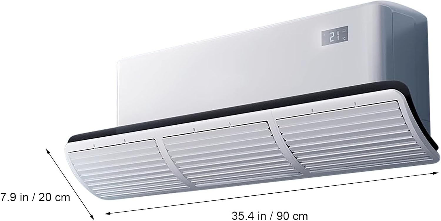 Air Conditioner Deflector, 360° Free Adjustment for Air Conditioner Windshield, Window AC Deflector of Activated Carbon