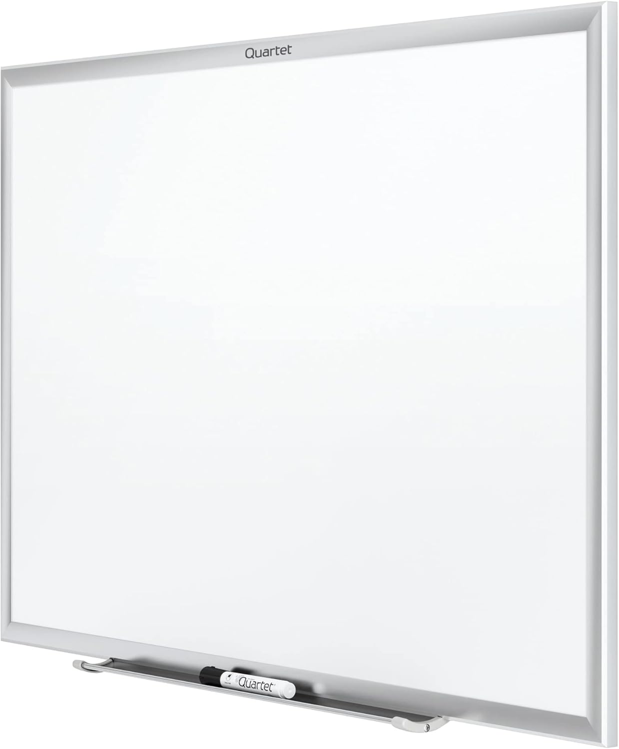 Quartet Whiteboard, Dry Erase Board, Magnetic, 6' x 4', Nano-Clean Surface Resists Ink Stains, Accessory Tray and 1 Dry Erase Marker, Silver Aluminum Frame (SM537)