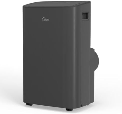 Midea 8,000 BTU Smart Portable Air Conditioner w/ Remote, 3-in-1 Comfort: Cools, Ventilates, & Dehumidifies, compatible w/ Alexa, Google Assistant MAP08S1XWGR-T (Renewed)