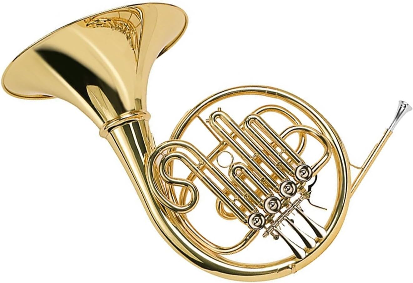 4 Key French Horn French Horn Instrument Four Key Single Row Playing Gold Suitable For Practice