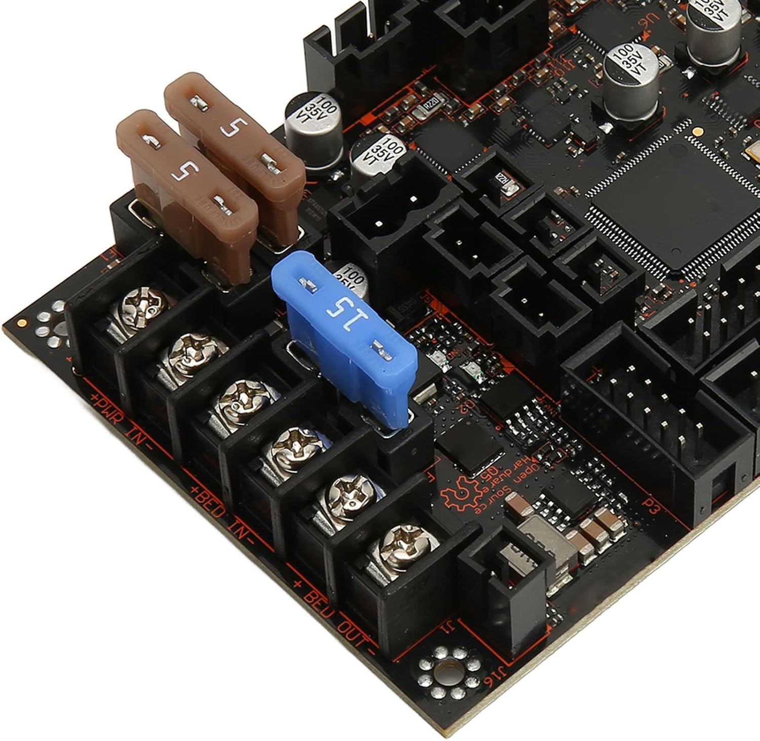 3D Printer Motherboard, Einsy Rambo1.2e TMC2130 SPI Drive Mode 3D Printer Accessories for I3 MK3/3S 3D Printers
