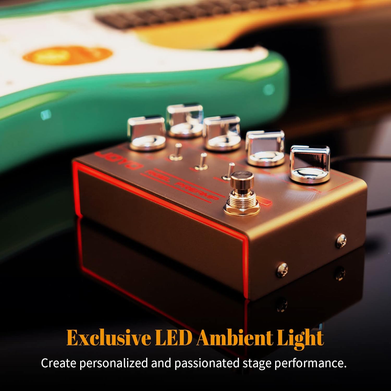 JOYO R-23 Noise Gate Pedal and R-24 High Gain Overdrive Amp Simulation Guitar Pedals