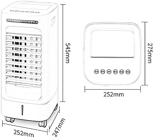 Air coolers Portable Evaporative,Compact Cooling Tower Fan,Mobile Air Conditioner Portable,Quiet, 3-Wind Type Space Cooler,Perfect For Hot And Dry Climates, Have Low Power Consumption