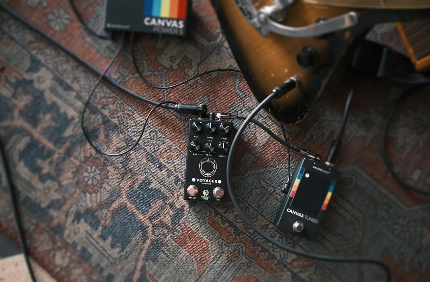 Walrus Audio Voyager MKII Pre-Amp Overdrive Pedal, Black