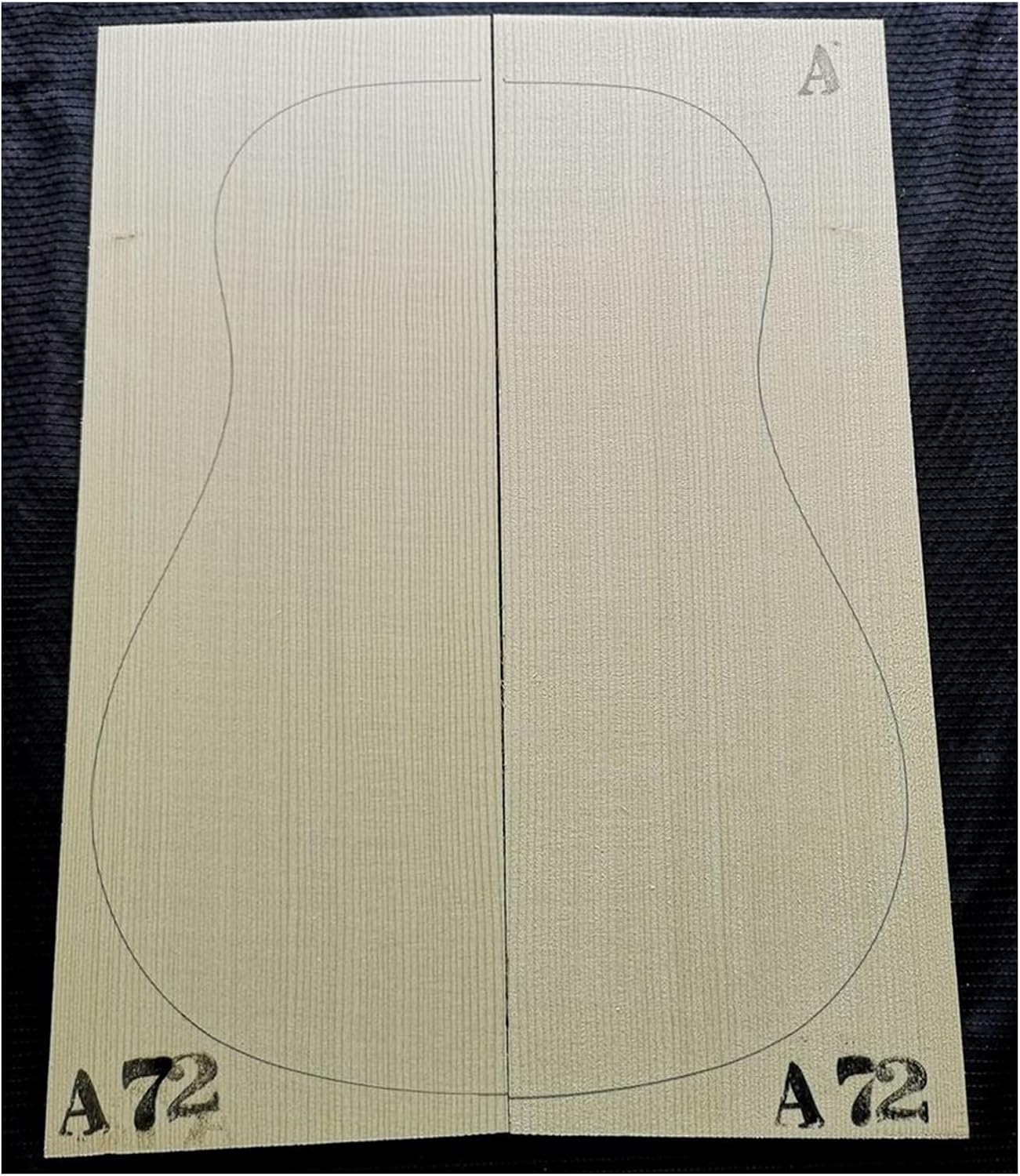 FLFL Full Veneer Guitar Spruce Panel Making Guitar Accessories Materials Unfinished Guitar Kit (Color : 17)