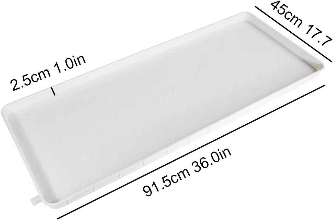 Portable Air Conditioner Drain Pan with 400cm Hose, Plastic Tray, Universal Window Air Conditioner Drain Kit(91.5cm/36.0in)