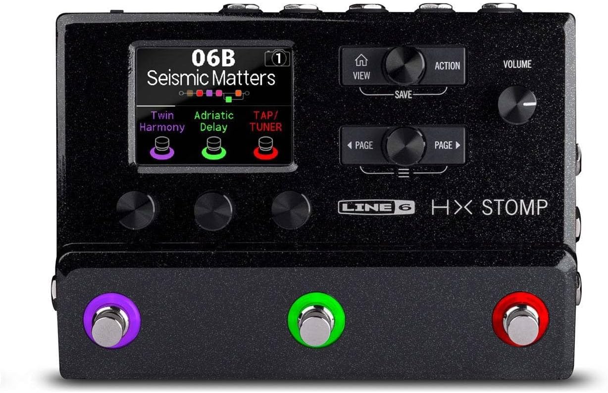 Line 6 HX Stomp Multi Effects Processor, Black