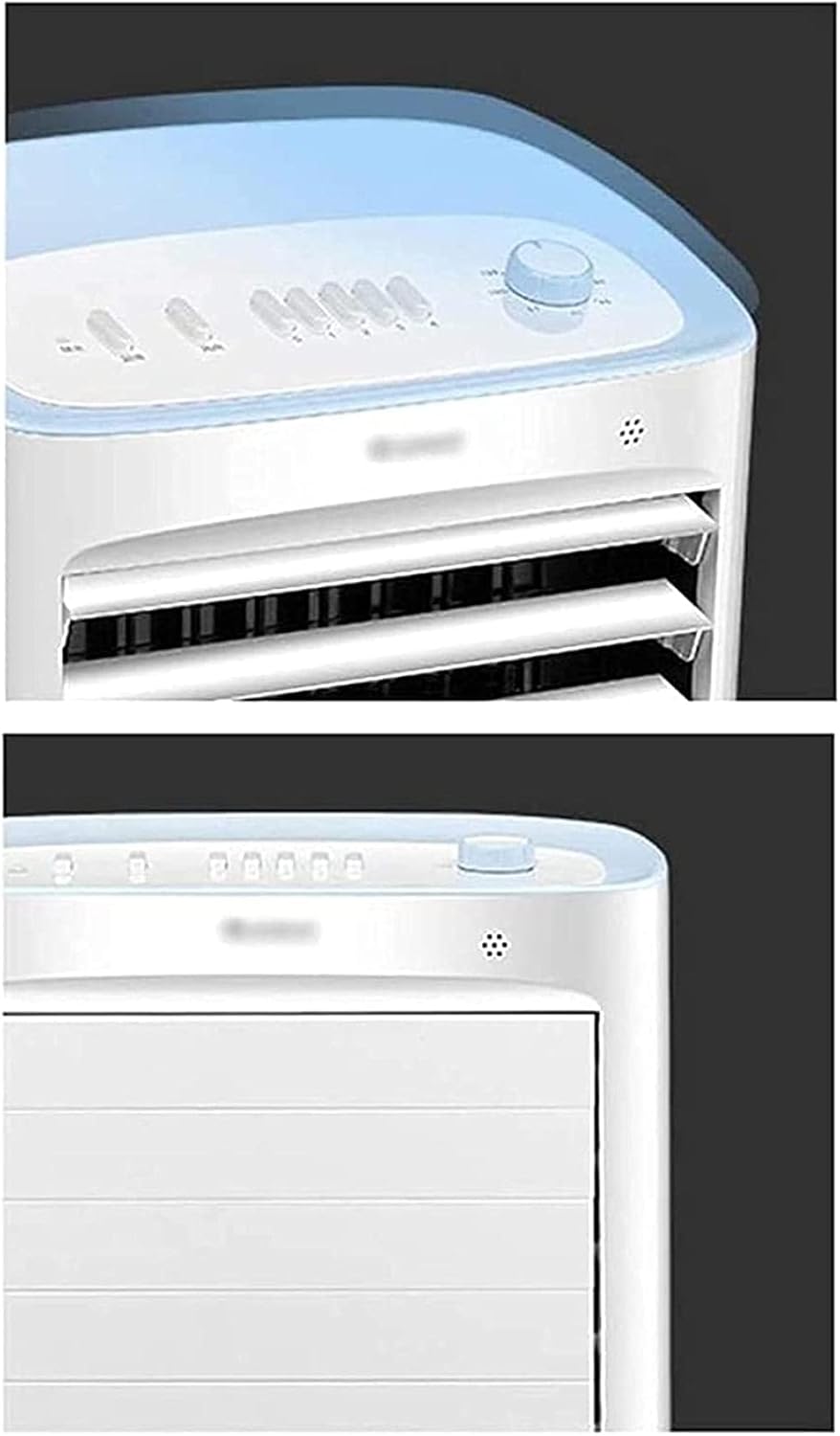 Portable Air Conditioner Cooler Air Conditioner Evaporative Coolers Portable Humidifier Misting Evaporative Small Air Conditioner Fan and Bladeless Noiseless Fan for Office Dorm