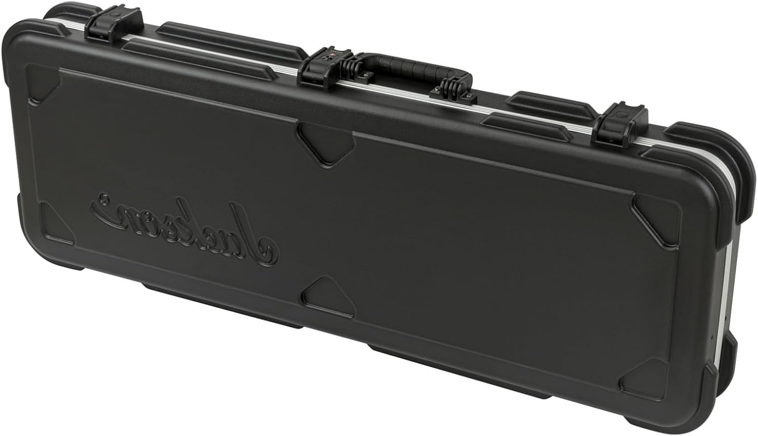 Jackson Pro Plus Dinky DKA Electric Guitar (Metallic Black) Bundle with Jackson Heavy Duty Hardshell Case (2 items)