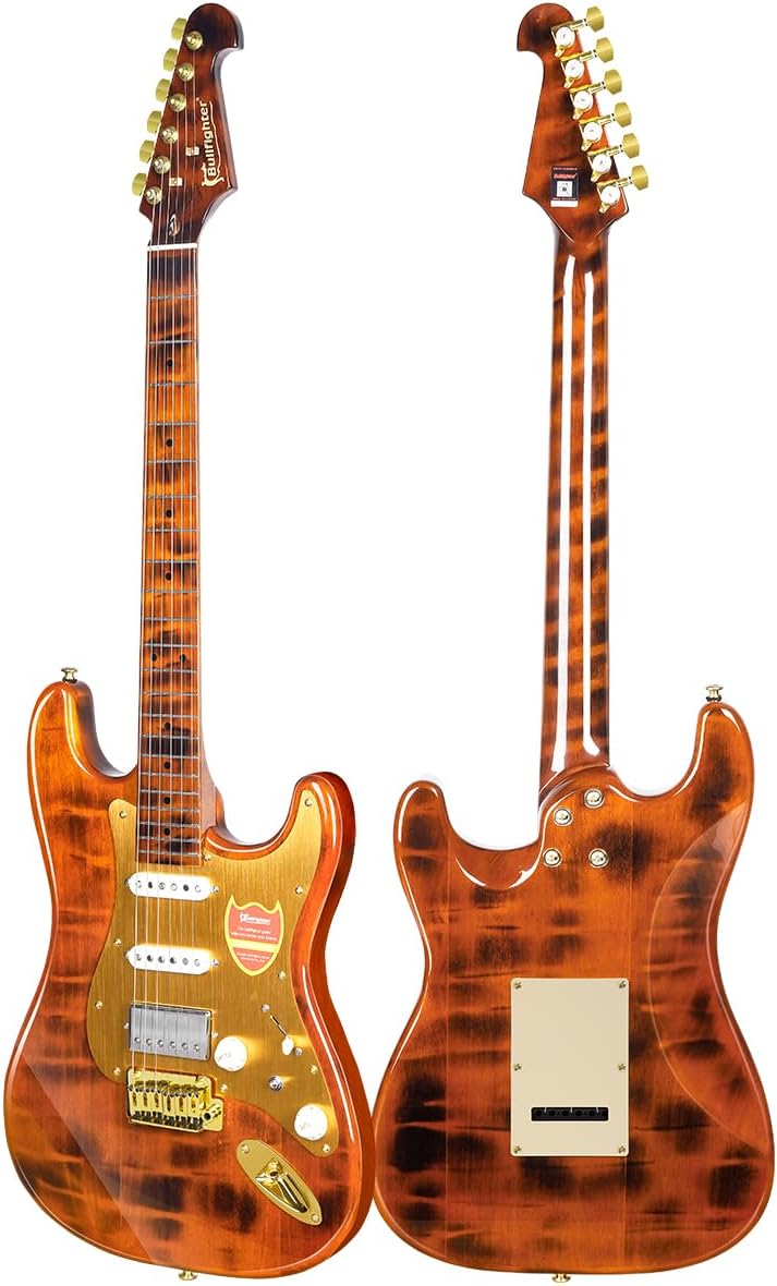 Bullfighter Electric Guitar Kit 39 Inch Full Size,6 Extra String, Picks, Gig Bag, Shoulder Strap, Cable (D190)