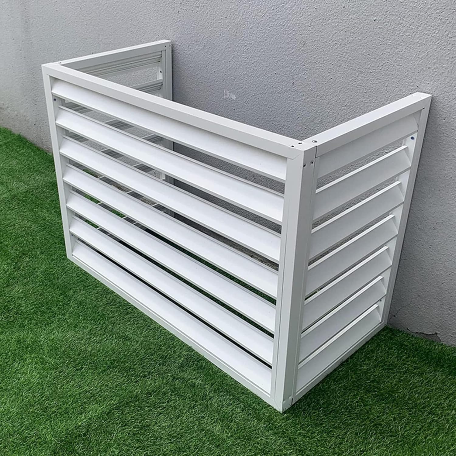 Air Conditioner Cover,Air Conditioner Privacy Fence Decorative Screen,All Weather Anti Theft AC Covers Split Air Conditioner Covers,Air Conditioner Covers for Outside Units,Ac Cover for Outs