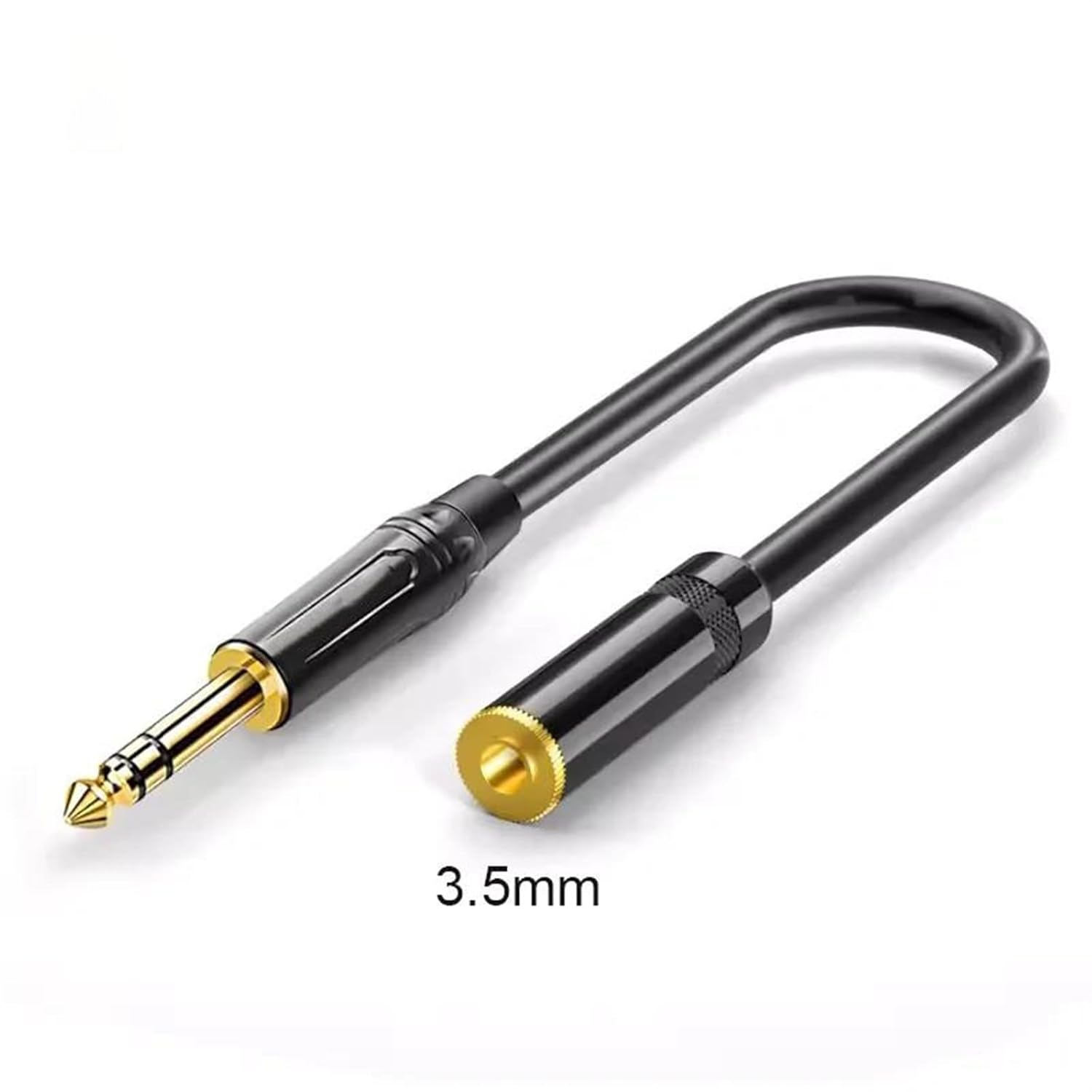 Guitar Audio Cable 6.35mm to 3.5mm Headphone Adapter 1/4 Inch Male to 3.5mm Female Stereo Extension Cable(TS,10m)