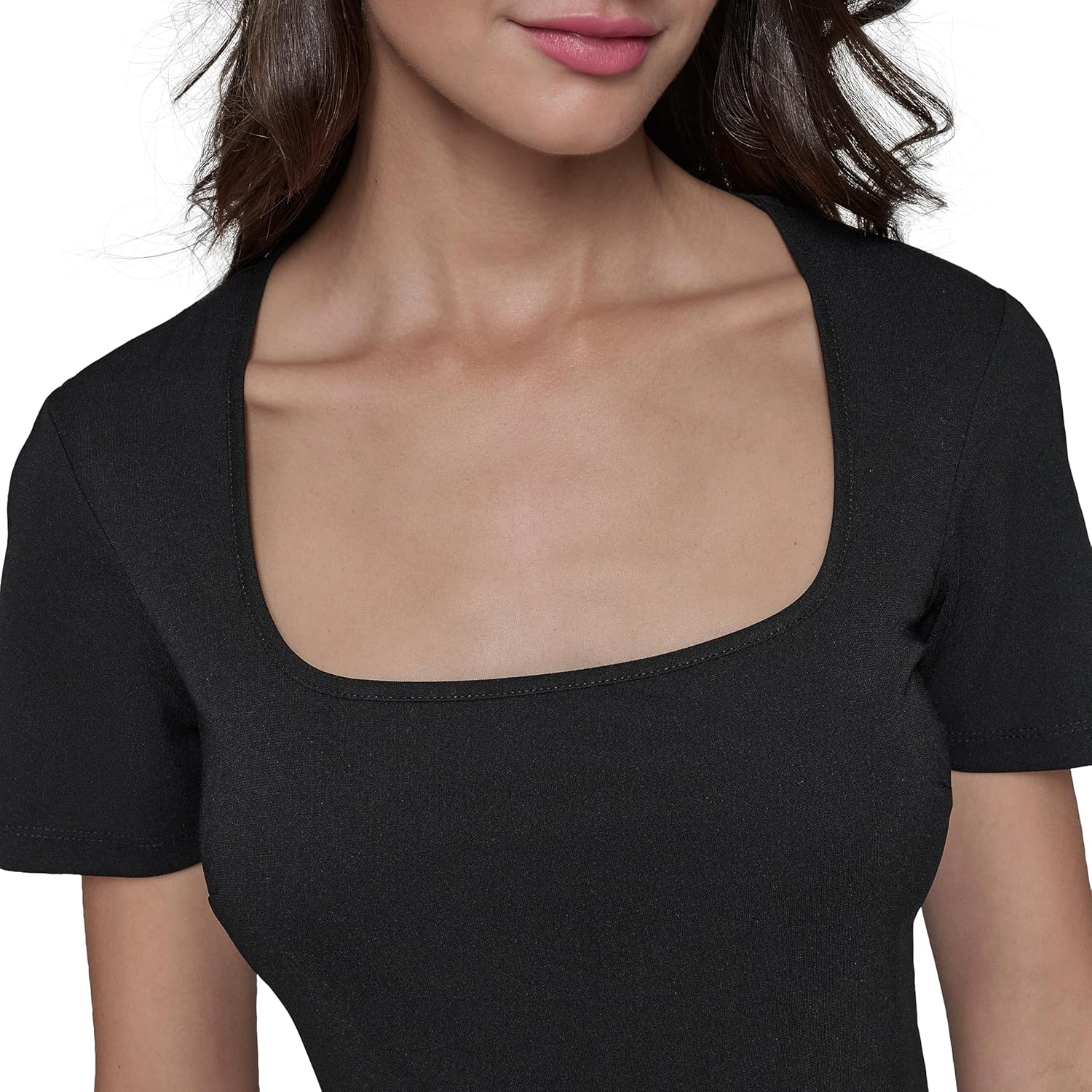 KARL LAGERFELD Womens Colorblock Sleeveless Fun Midi Dress