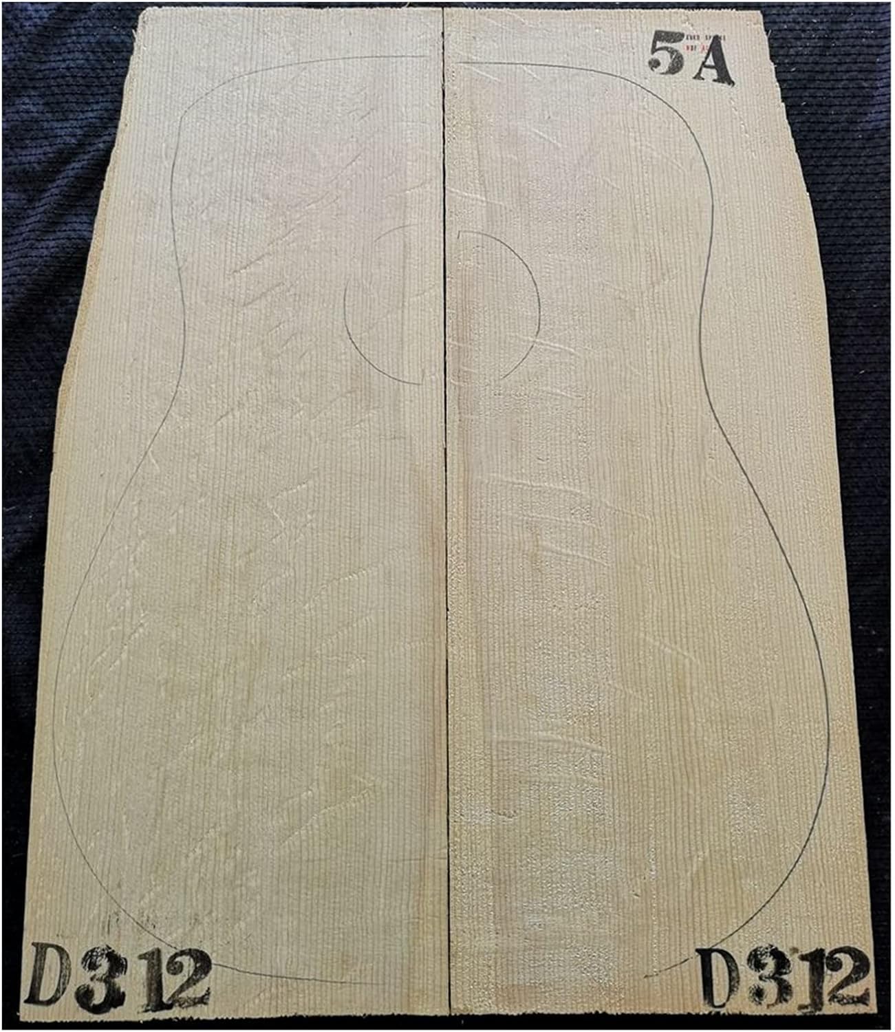 Spruce Veneer Guitar Panel Spruce Guitar Production Guitar DIY Accessory (Color : 10)