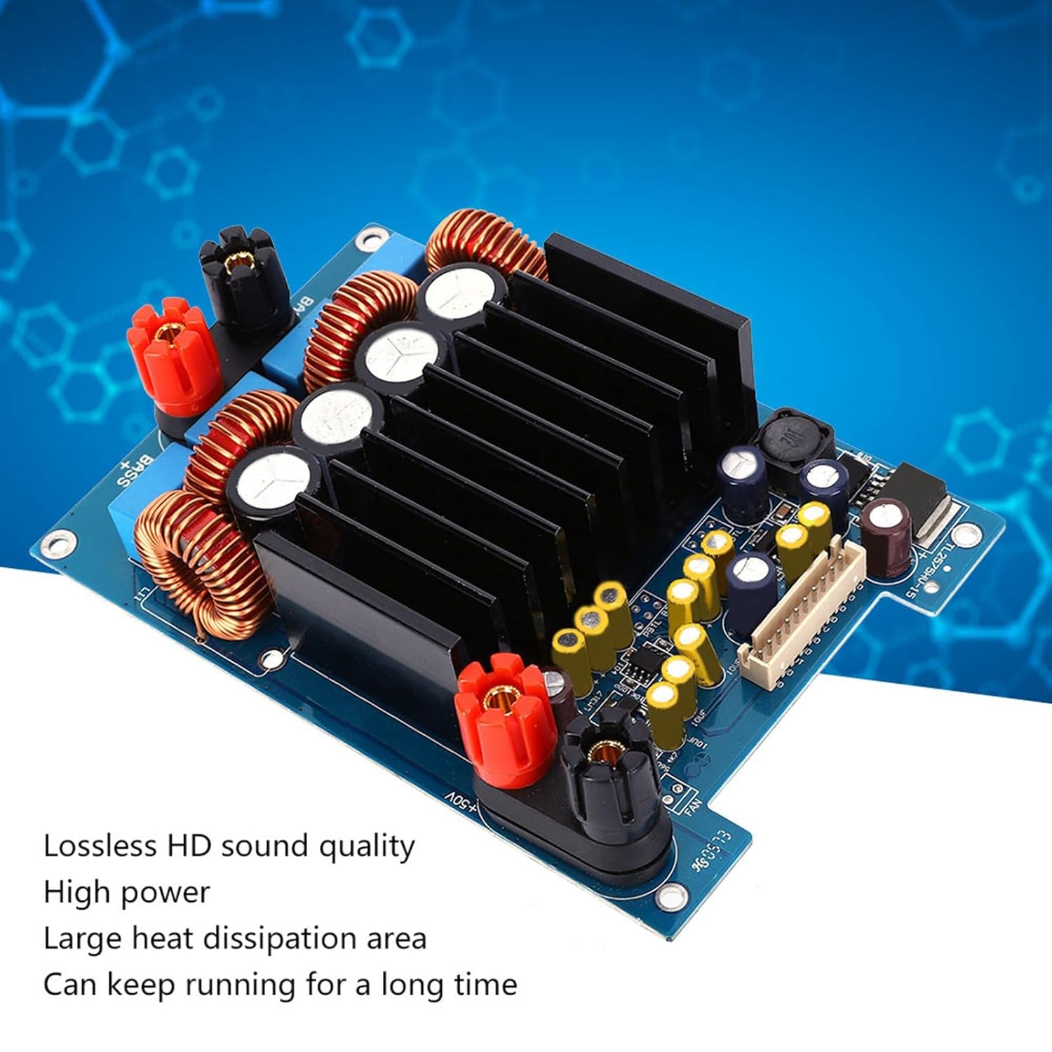 TAS5630 600W Amplifier Board, Class D Subwoofer Module with Potentiometer, Lossless HD Sound for Home Audio Car Stereo