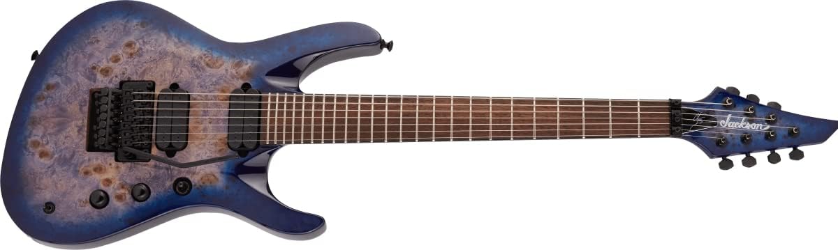 Jackson Pro Series Chris Broderick Signature FR7 Soloist Electric Guitar - Transparent Blue