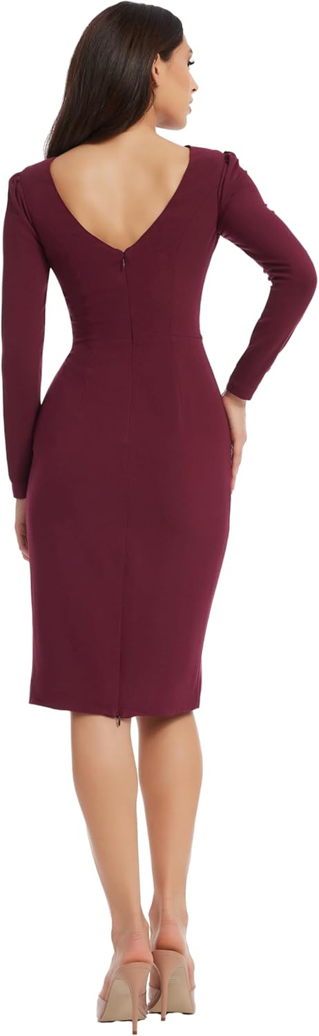 Dress the Population Womens Nadia Bodycon Midi Dress