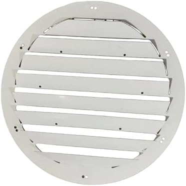 Outdoor Ac Unit Cover Air Conditioner Deflector, Air Deflector Grilles, Stainless Steel Baffle Guide Cover, Air Conditioner Fence Screen, Prevent Direct Blowing Baffle, Square/Round