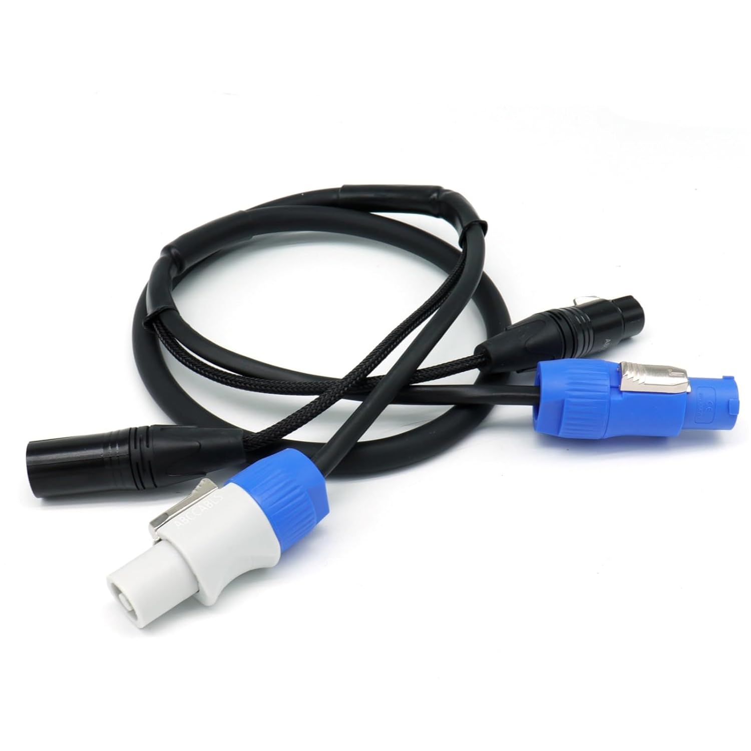 DMX Power Cable Combo XLR Signal Line for Stage, Wedding, DJ & Disco(5)