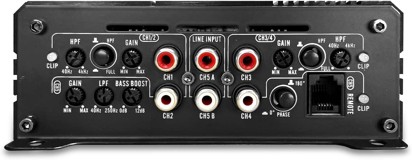 CT Sounds CT-800.5D 1000 Watt Full-Range Class D 5-Channel Car Amplifier