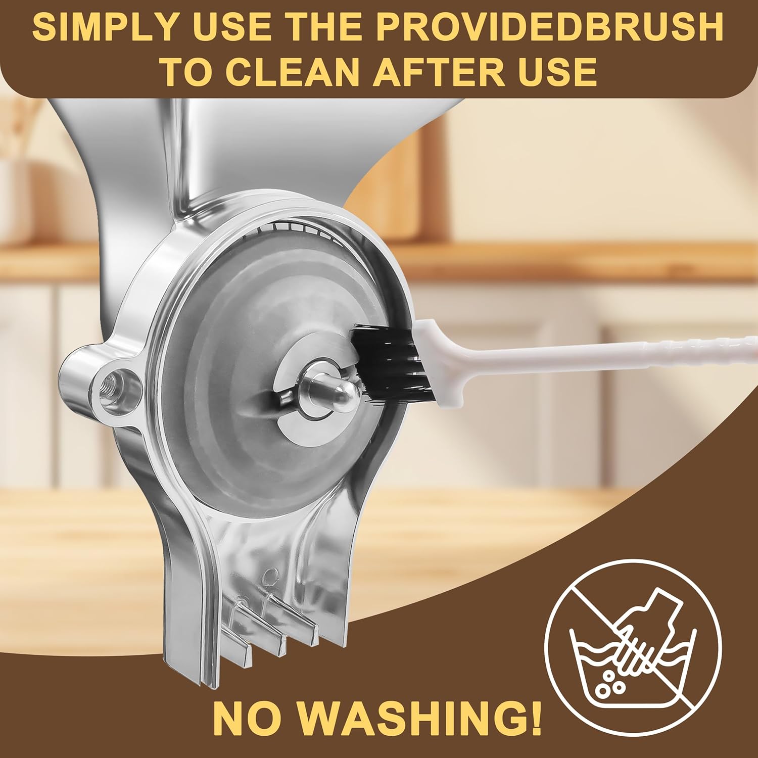 Metal Grain Mill Attachment for KitchenAid Stand Mixer,Flour Mill Wheat Grinder for Kitchen Aid Accessories and Attachments,Fit Grinding Non-Oily Dry Grains Wheat,Coffee Beans,Corn,Oats,Other Cereals