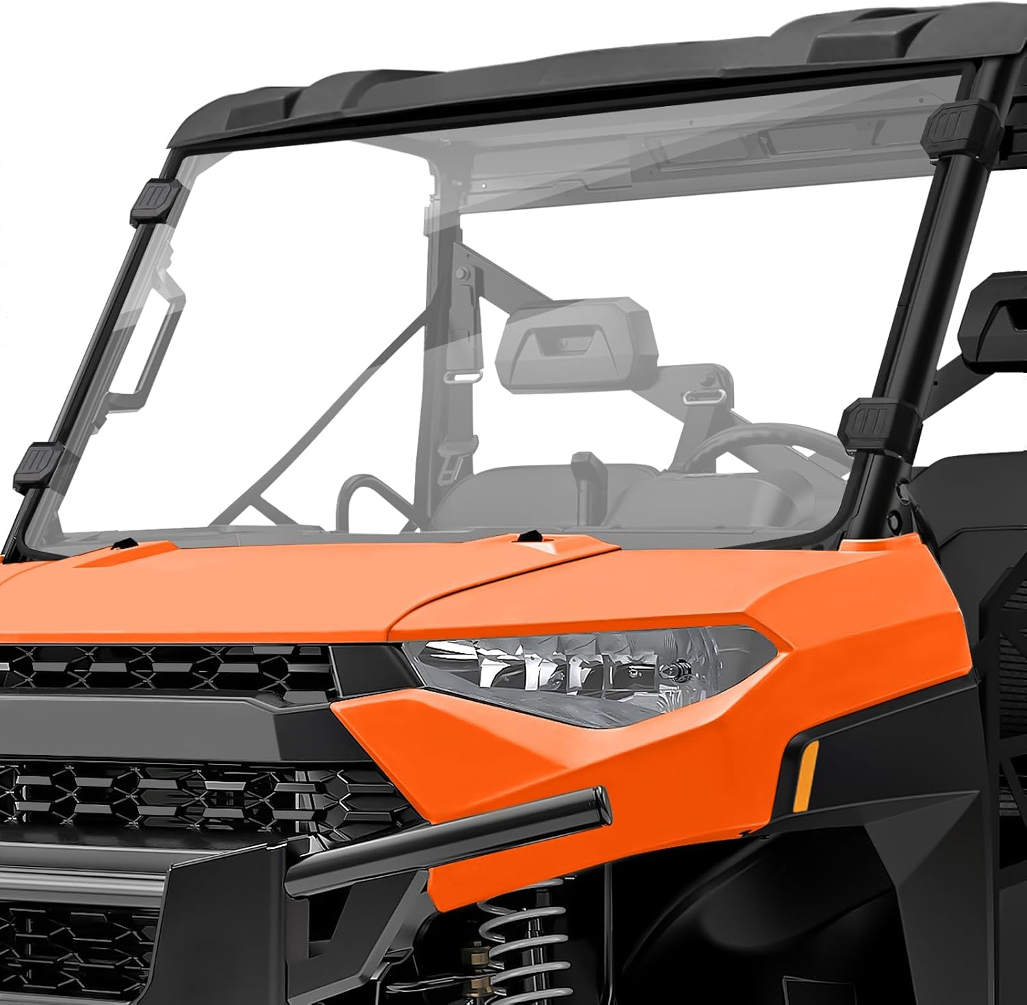 Ranger 1000 Windshield, UTV Front Full Windshield Fits for Polaris Ranger 1000/Crew 1000 2020-2026, Ranger XP 1000/Crew XP 1000 2017-2026, Ranger Diesel 2015-2026, Polaris Ranger Accessories